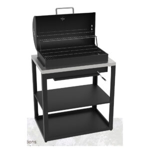 080.836 IMOR® Cocina de Exterior. Módulo Barbacoa carbón